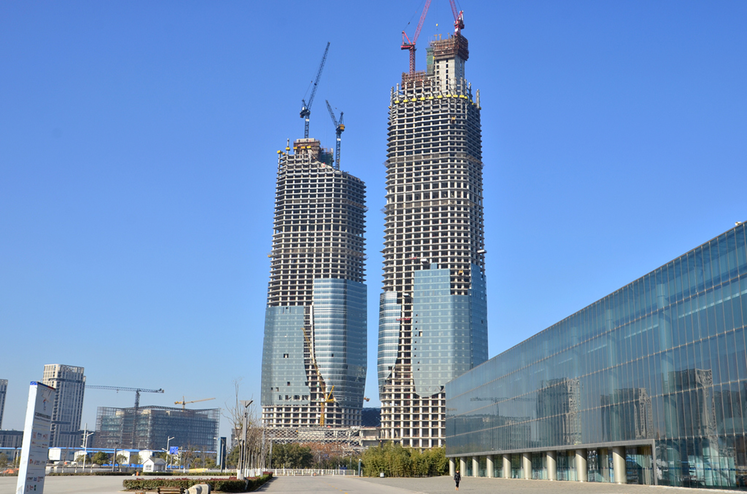 南京青奥中心双塔项目图片